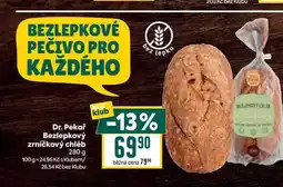 Billa Dr. Pekař Bezlepkový zrníčkový chléb nabídka