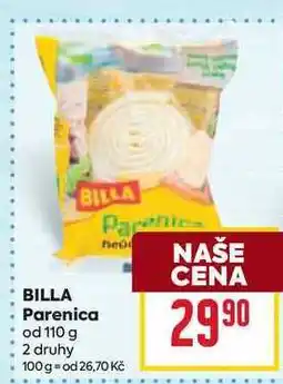 Billa BILLA Parenica od nabídka