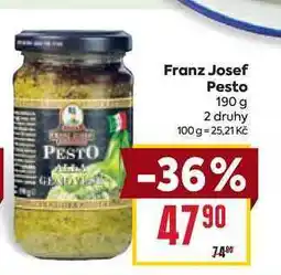 Billa Franz Josef Pesto nabídka