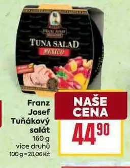 Billa Franz Josef Tuňákový salát nabídka
