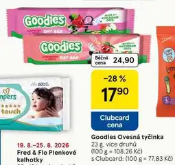 Tesco Goodies Ovesná tyčinka, 23 g, více druhů nabídka