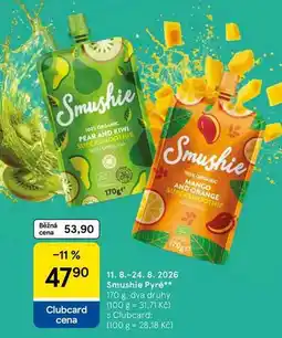 Tesco Smushie Pyré nabídka