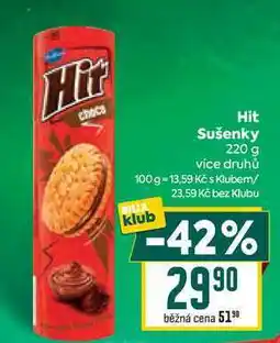 Billa Hit Sušenky nabídka