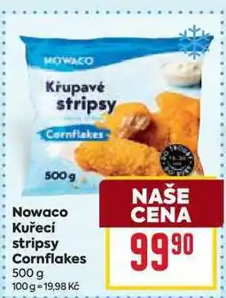 Billa Nowaco Kuřecí stripsy Cornflakes nabídka