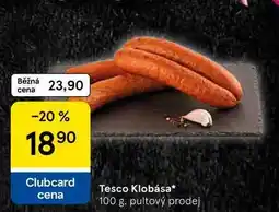 Tesco Tesco Klobása nabídka