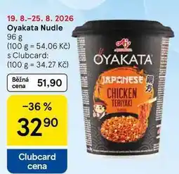 Tesco Oyakata Nudle nabídka