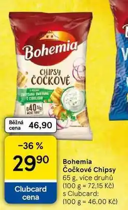 Tesco Bohemia Čočkové Chipsy nabídka