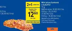 Tesco Mini pizza šunková s kukuřicí nabídka