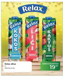 Tamda Foods Relax džus nabídka