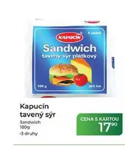 Tamda Foods Kapucín tavený sýr Sandwich nabídka