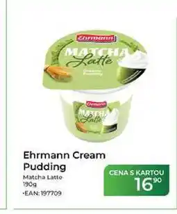 Tamda Foods Latte Ehrmann Cream Pudding Matcha Latte nabídka