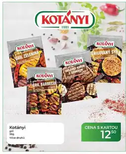 Tamda Foods Kotányi gril nabídka
