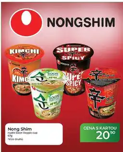 Tamda Foods Nong Shim nudle Soon Veggie cup nabídka