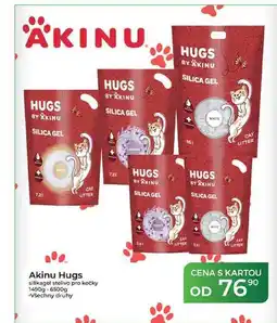 Tamda Foods Akinu Hugs silikagel stelivo pro kočky nabídka