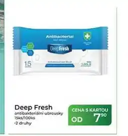 Tamda Foods Deep Fresh antibakteriální ubrousky 15ks/100ks nabídka
