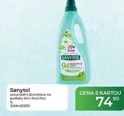 Tamda Foods Sanytol univerzální dezinfekce na podlahy 94% Rost Puv nabídka