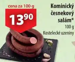 CBA Kominický česnekový salám nabídka