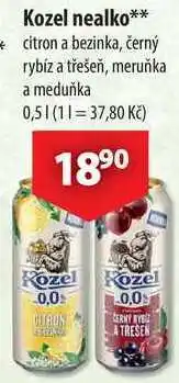 CBA Kozel nealko nabídka