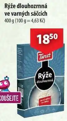 CBA Rýže dlouhozrnná ve varných sáčcích nabídka