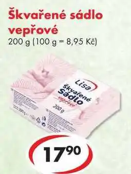 CBA Škvařené sádlo vepřové nabídka