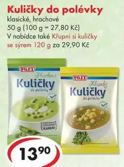 CBA Kuličky do polévky nabídka