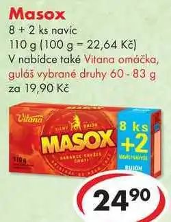 CBA Masox nabídka