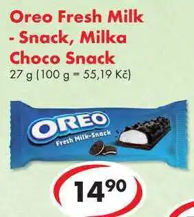 Oreo Fresh Milk - Snack, Milka Choco Snack