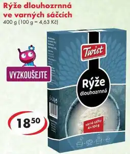 CBA Rýže dlouhozrnná ve varných sáčcích nabídka