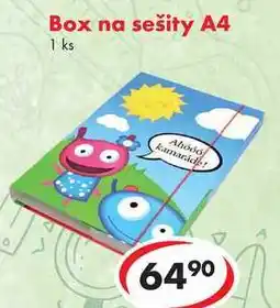 CBA Box na sešity A4 nabídka