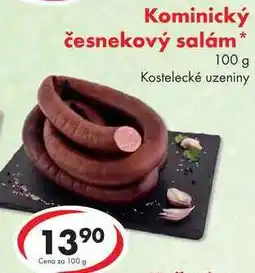 CBA Kominický česnekový salám nabídka