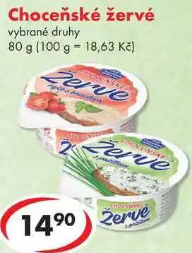 CBA Choceňské žervé nabídka