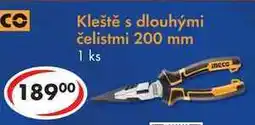 CBA Kleště s dlouhými čelistmi 200 mm nabídka