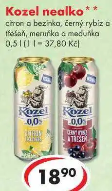 CBA Kozel nealko nabídka