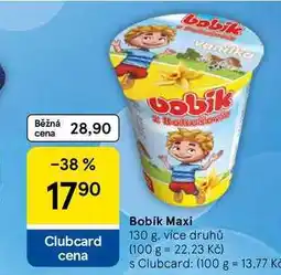 Tesco Bobík Maxi, 130 g, více druhů nabídka