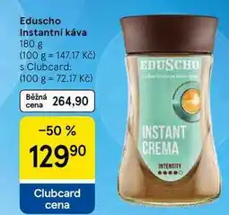 Tesco Eduscho Instantní káva nabídka