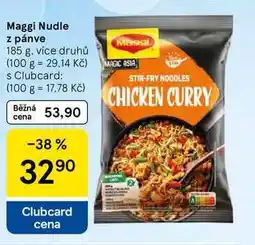 Tesco Maggi Nudle z pánve, 185 g, více druhů nabídka