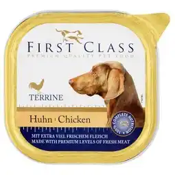 Tesco First Class Kompletní krmivo pro psy - paštika s kuřetem 300g nabídka