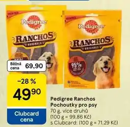 Tesco Pedigree Ranchos Pochoutky pro psy nabídka