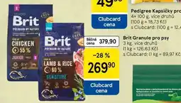 Tesco Brit Granule pro psy, 3 kg, více druhů nabídka