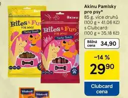 Tesco Akinu Pamlsky pro psy nabídka