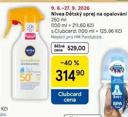 Tesco Nivea Dětský sprej na opalování nabídka