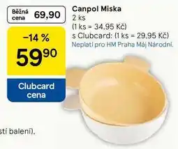 Tesco Canpol Miska, 2 ks nabídka