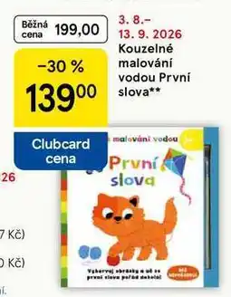 Tesco Kouzelné malování vodou První slova nabídka