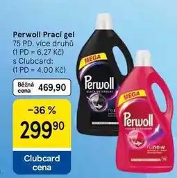 Tesco Perwoll Prací gel, 75 PD, více druhů nabídka