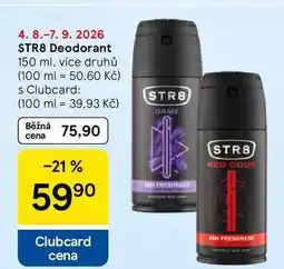 Tesco STR8 tělový deodorant ve spreji nabídka