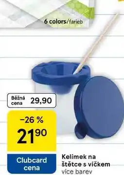 Tesco Kelímek na štětce s víčkem více barev nabídka
