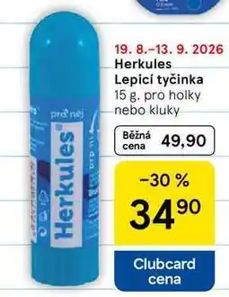 Tesco Herkules Lepicí tyčinka nabídka