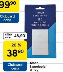 Tesco Tesco Samolepicí štítky nabídka
