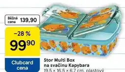 Tesco Stor Multi Box na svačinu Kapybara 19.5 x 16.5 x 6.7 cm, plastový nabídka