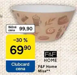 Tesco F&F Home Misa nabídka